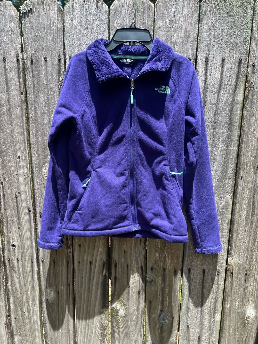 The North Face Deep Purple Full-Zip Fleece Jacket